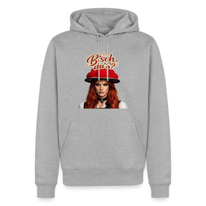 Bisch du’s? – Schwarzwaldmädel | Männer Premium Hoodie - Grau meliert