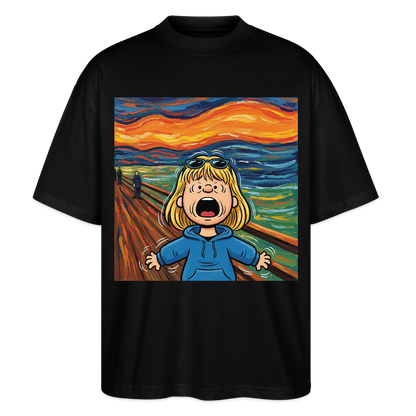 Der Schrei… manchmal bist du es selbst | Stanley/Stella Oversized Unisex Bio T-Shirt Blaster - Schwarz