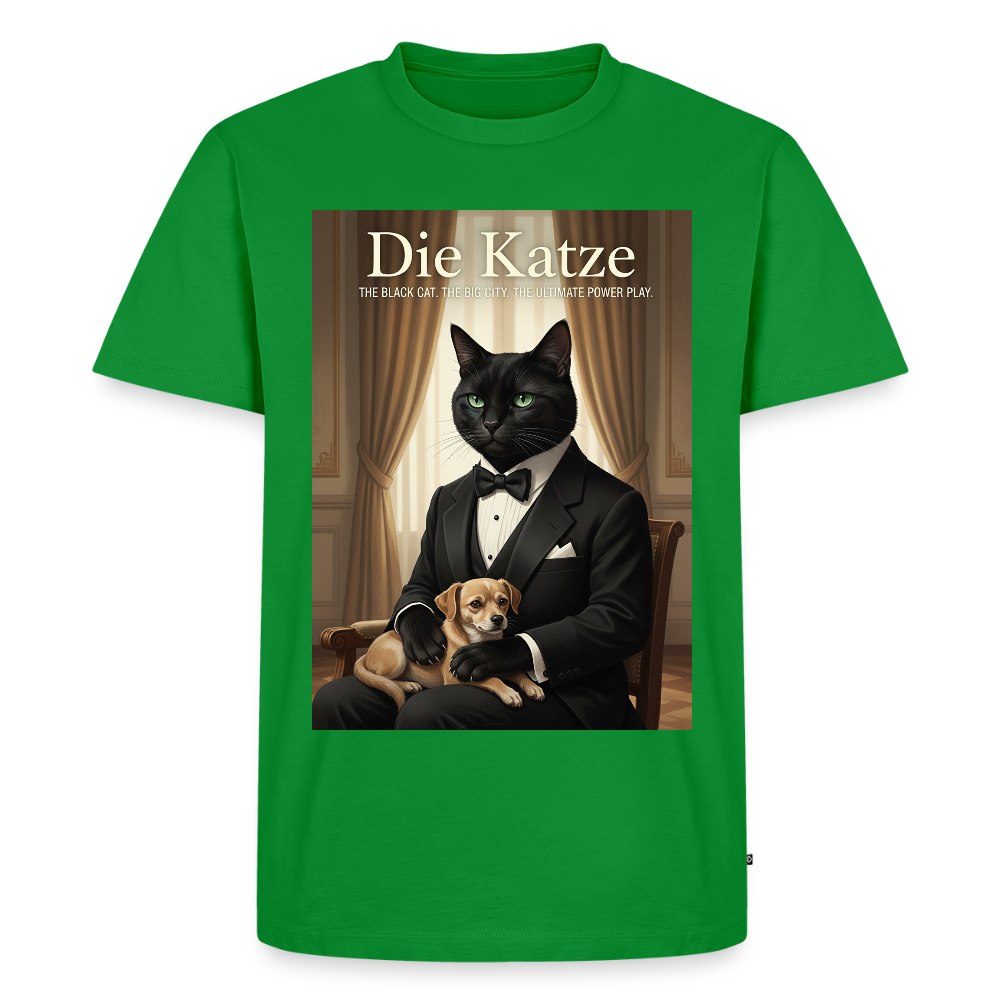 Die Katze – Krümel regelt das | Männer Premium T-Shirt - Grün