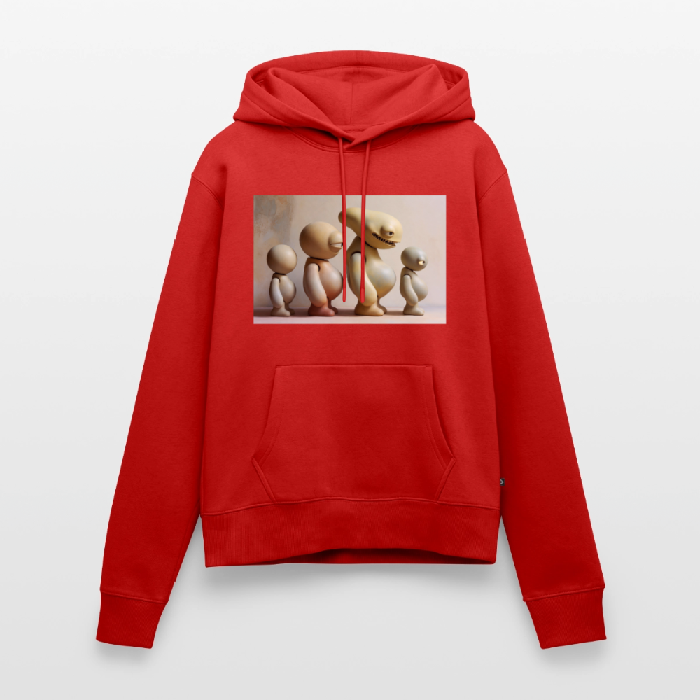 So wachsen wir also | Frauen Premium Hoodie - Rot