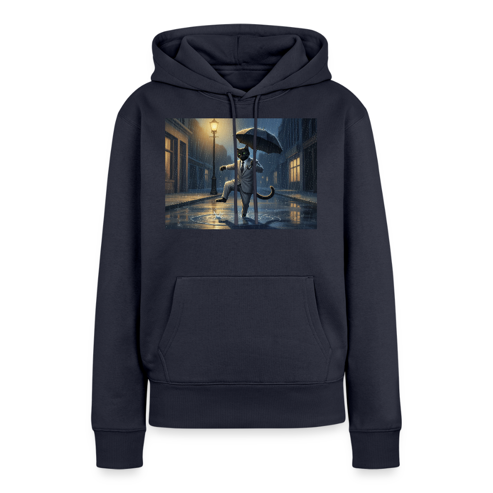 Krümel tanzt im Regen | Frauen Premium Hoodie - Navy