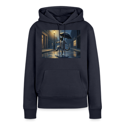 Krümel tanzt im Regen | Frauen Premium Hoodie - Navy