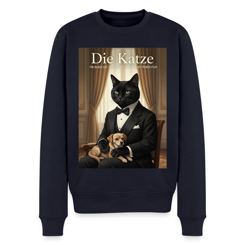 Die Katze – Krümel regelt das |  Männer Premium Pullover - Navy