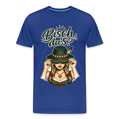 Bisch du’s? – Der Blick sagt alles | Männer Premium T-Shirt - Königsblau