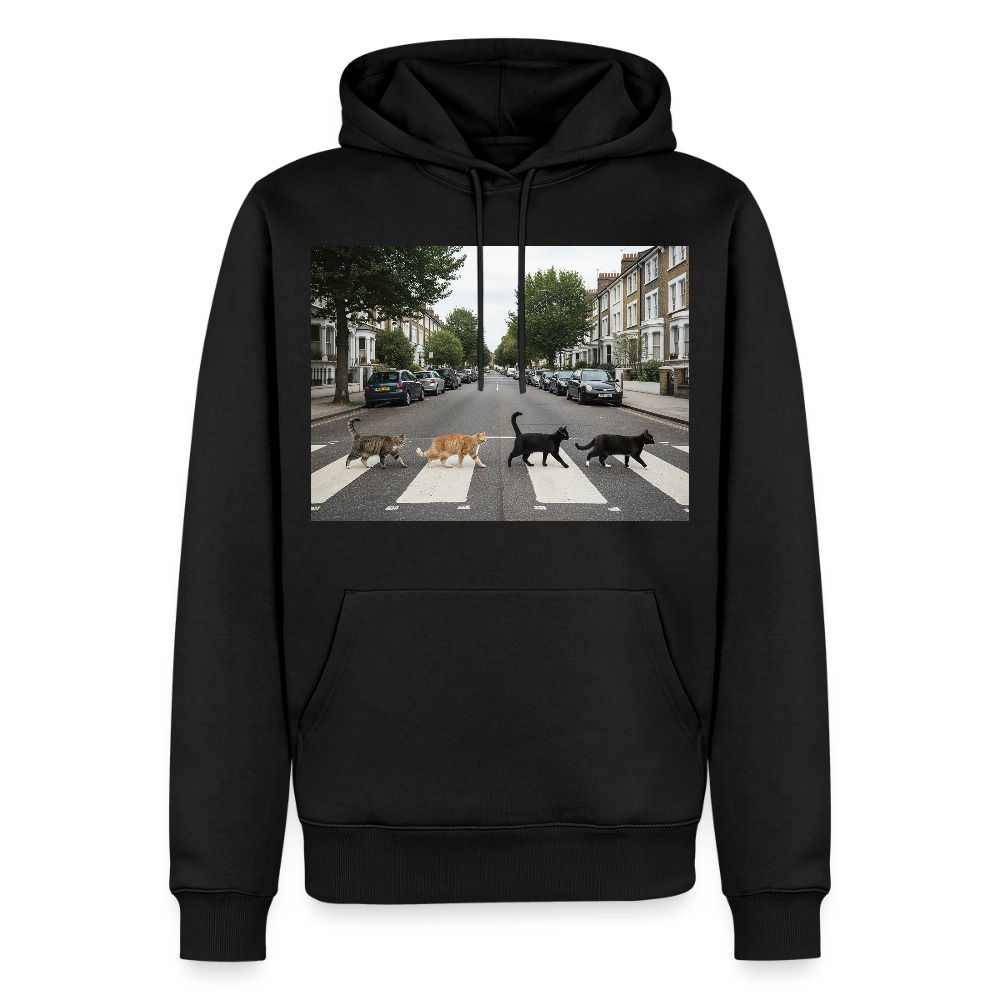The Purrfect Crossing – Wir waren vor der Band da | Männer Premium Hoodie - Schwarz
