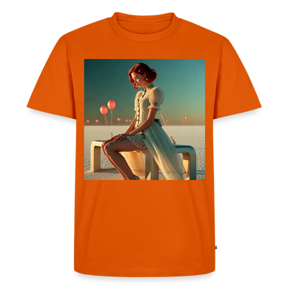 Leise Gedanken bei lauter Farben | Männer Premium T-Shirt - Orange 