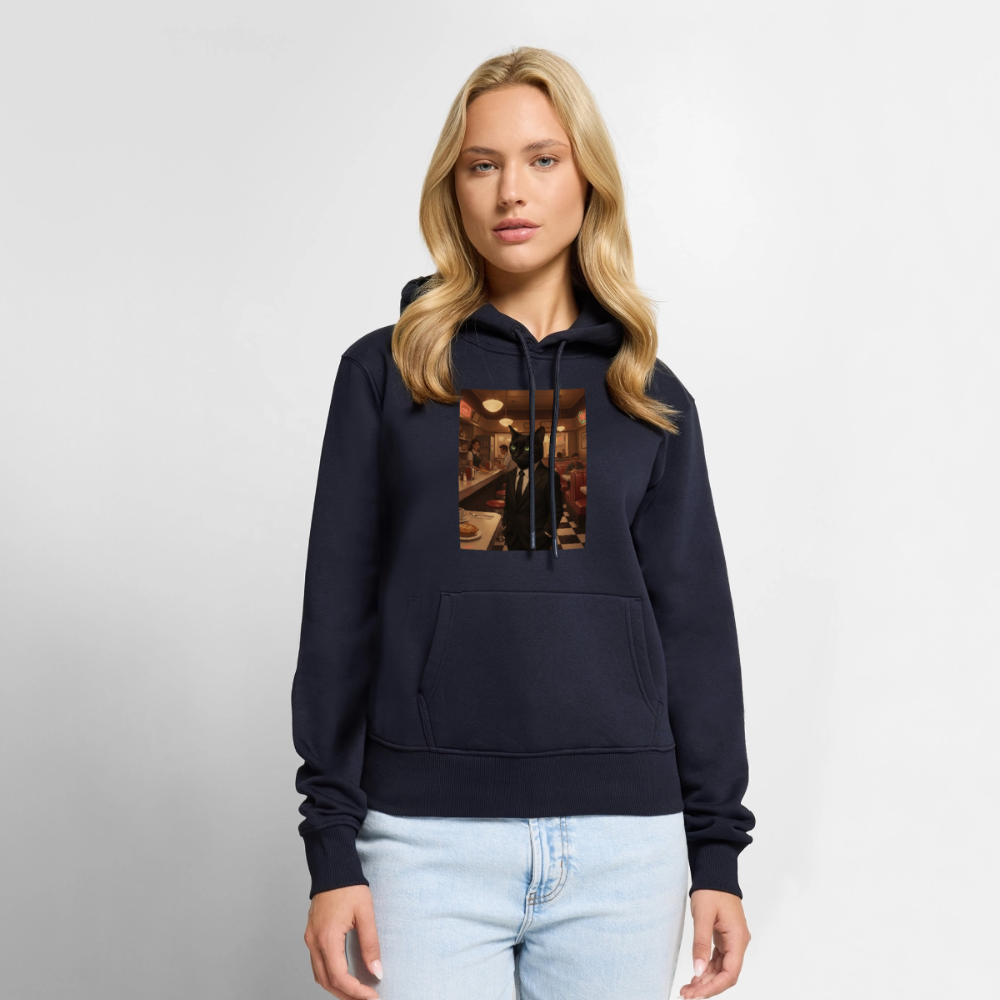 Krümel – Royale mit Pfote | Frauen Premium Hoodie - Navy