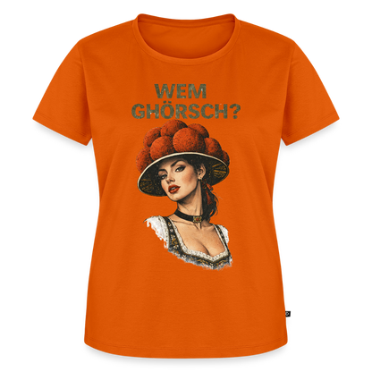 Wem ghörsch? – Schwarzwald Edition | Frauen Premium T-Shirt - Orange 
