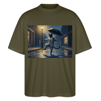 Krümel tanzt im Regen | Stanley/Stella Oversized Unisex Bio T-Shirt Blaster - Khaki