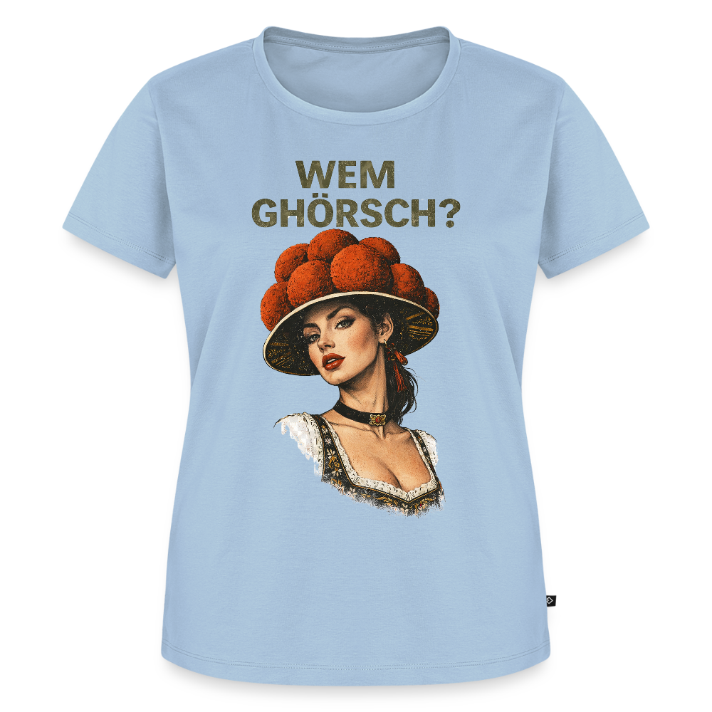 Wem ghörsch? – Schwarzwald Edition | Frauen Premium T-Shirt - Hellblau