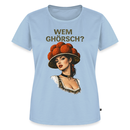 Wem ghörsch? – Schwarzwald Edition | Frauen Premium T-Shirt - Hellblau