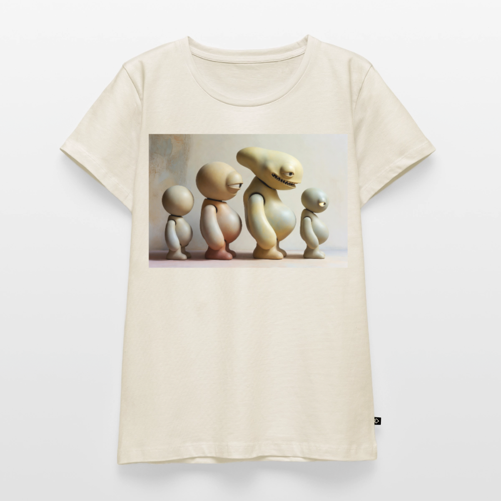 So wachsen wir also | Frauen Premium T-Shirt - Naturweiß