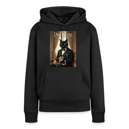 Die Katze – Krümel regelt das | Frauen Premium Hoodie - Schwarz