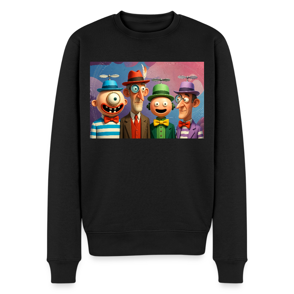 Gedankenkreise auf Hochtouren |  Männer Premium Pullover - Schwarz