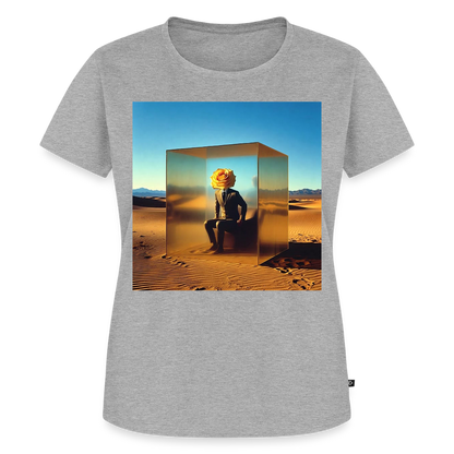 Gefühle unter Glas | Frauen Premium T-Shirt - Grau meliert