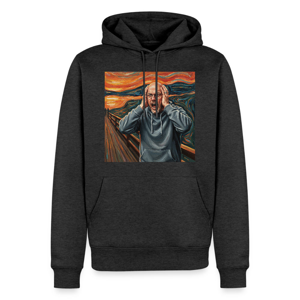 Der Schrei… wenn es wirklich reicht | Männer Premium Hoodie - Anthrazit meliert