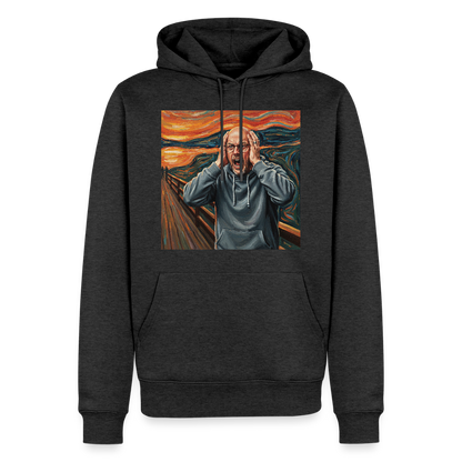 Der Schrei… wenn es wirklich reicht | Männer Premium Hoodie - Anthrazit meliert