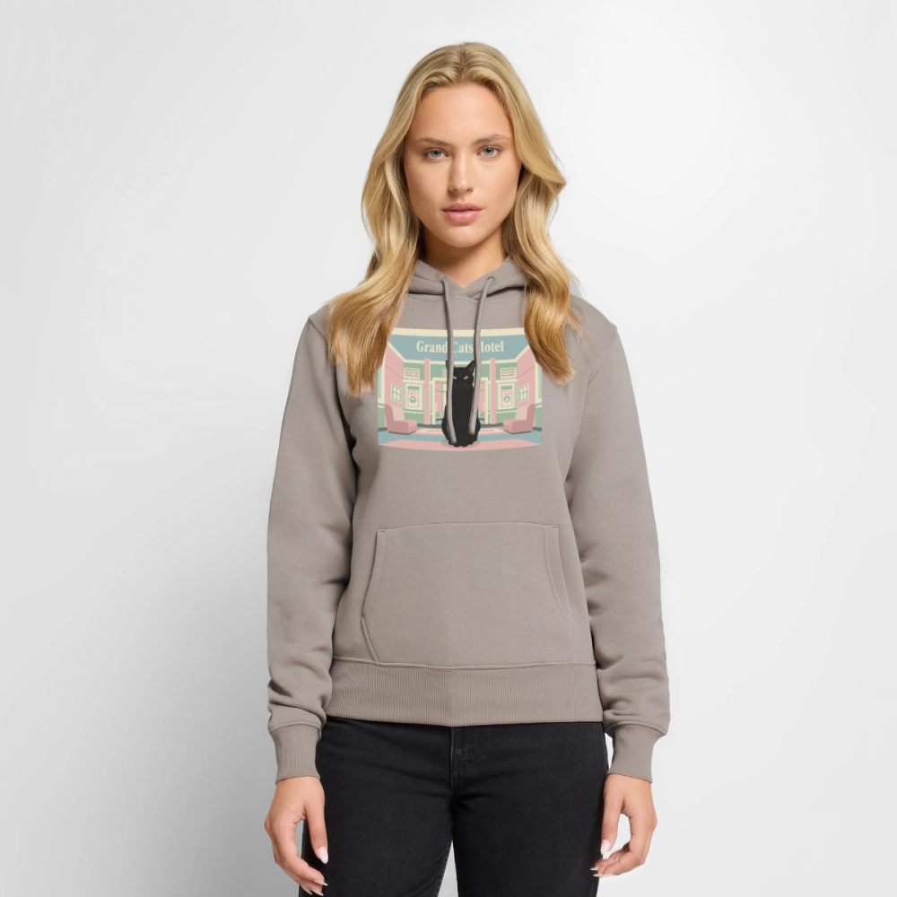 Grand Hotel Krümel | Frauen Premium Hoodie - Taupe