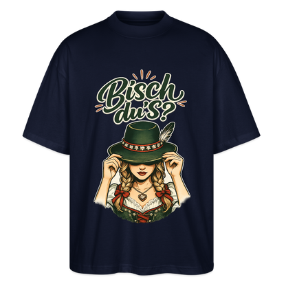 Bisch du’s? – Der Blick sagt alles | Stanley/Stella Oversized Unisex Bio T-Shirt Blaster - Navy