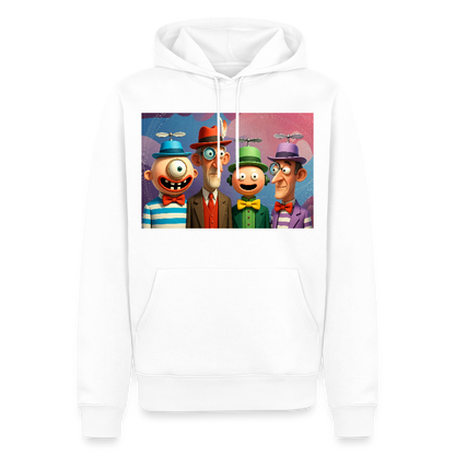 Gedankenkreise auf Hochtouren | Männer Premium Hoodie - Weiß