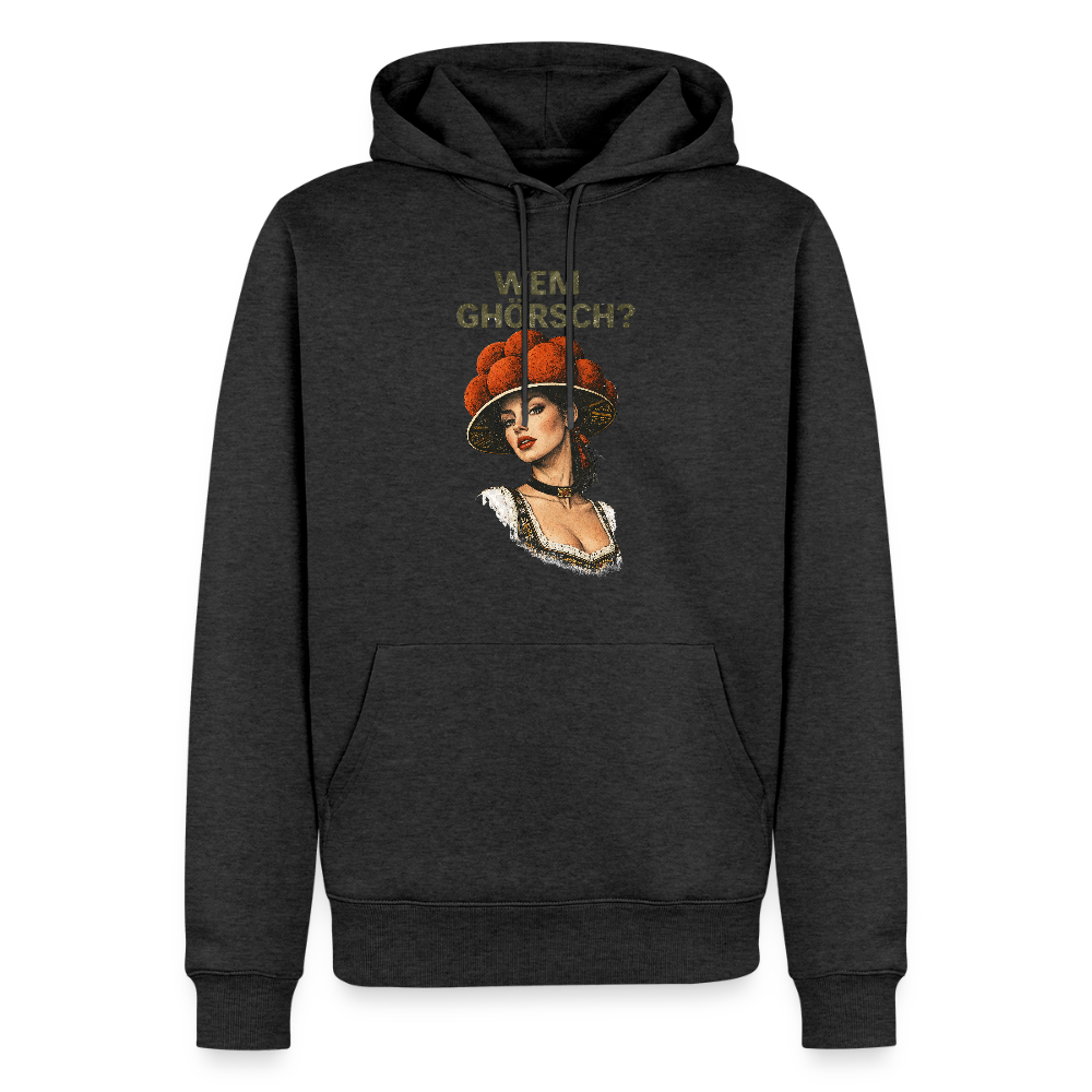 Wem ghörsch? – Schwarzwald Edition | Männer Premium Hoodie - Anthrazit meliert