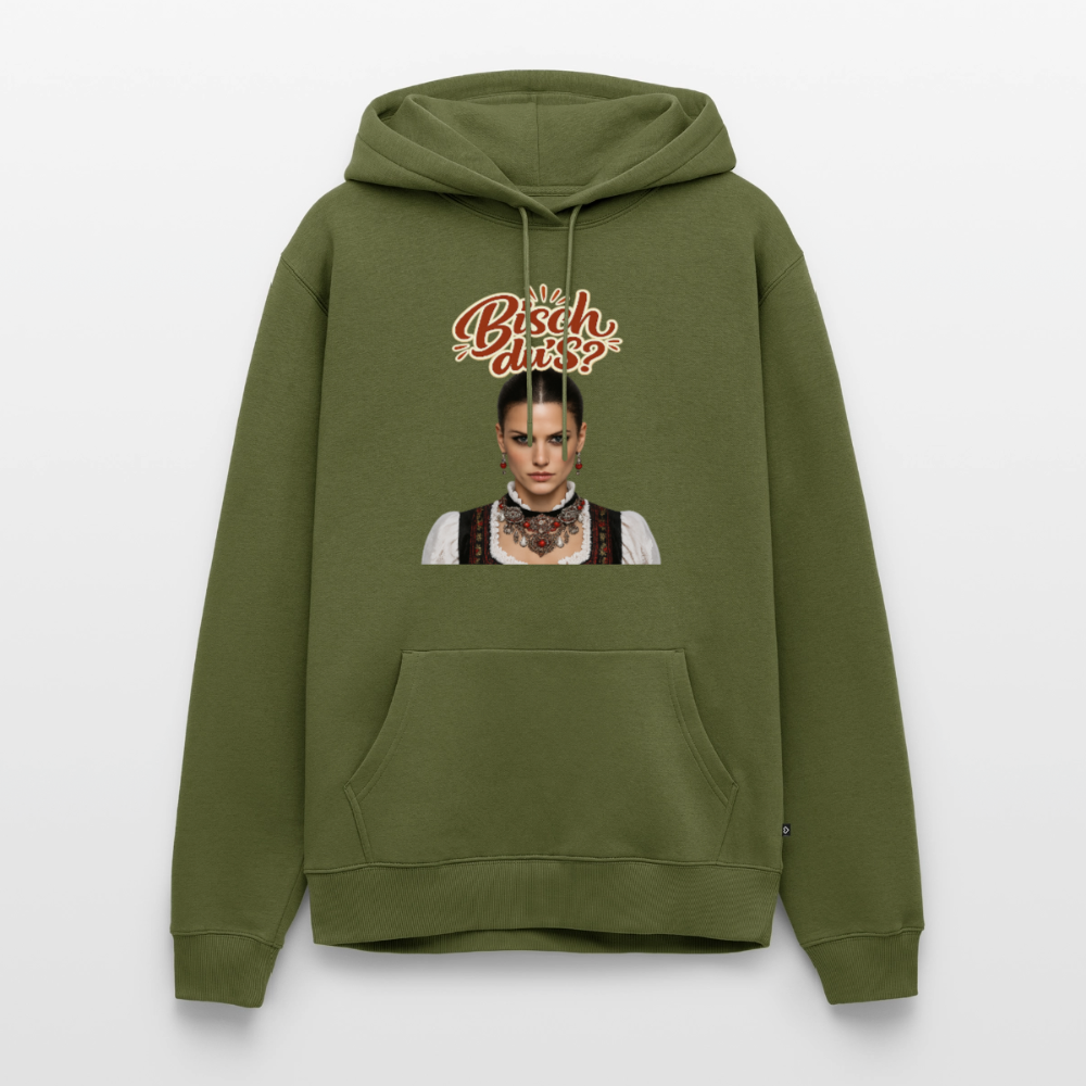 Schwarzwaldstolz – Sie weiß, wer sie isch | Männer Premium Hoodie - Khaki