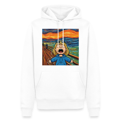 Der Schrei… manchmal bist du es selbst | Männer Premium Hoodie - Weiß