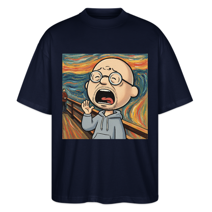 Der Schrei… aber heute bin ich dran | Stanley/Stella Oversized Unisex Bio T-Shirt Blaster - Navy