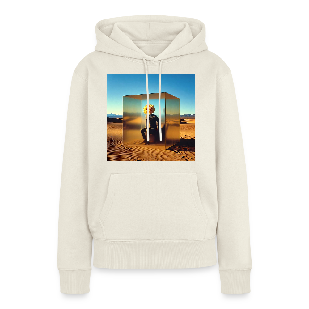 Gefühle unter Glas | Frauen Premium Hoodie - Naturweiß