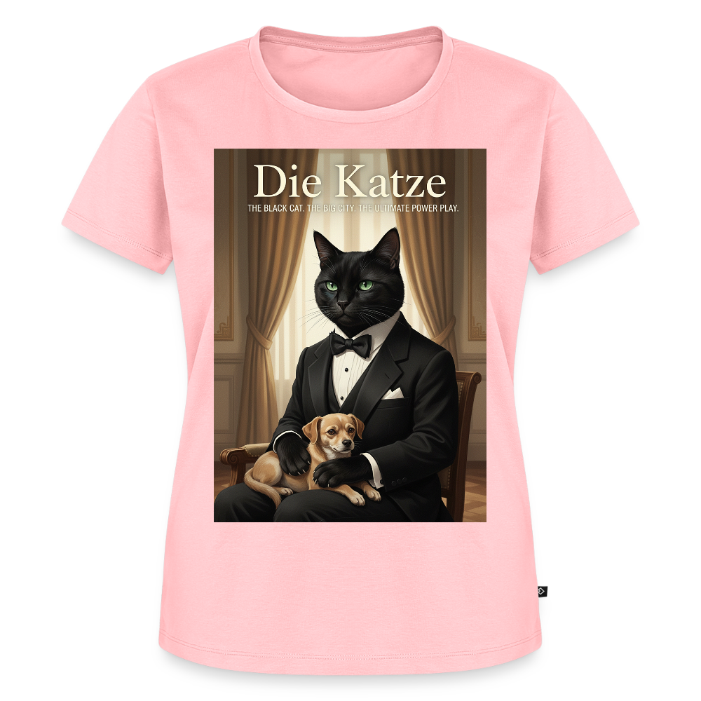 Die Katze – Krümel regelt das | Frauen Premium T-Shirt - Rosa