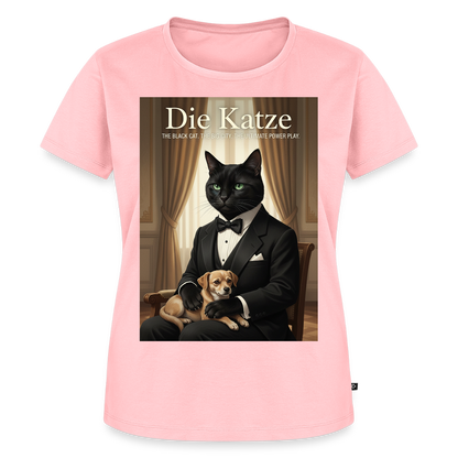 Die Katze – Krümel regelt das | Frauen Premium T-Shirt - Rosa