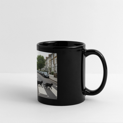 The Purrfect Crossing – Wir waren vor der Band da | Tasse einfarbig - Schwarz