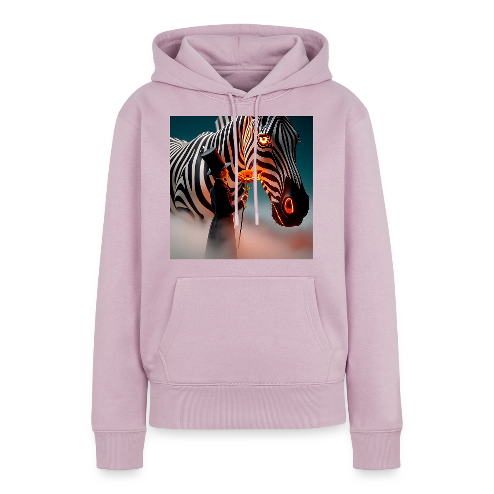 Blumen für ein Zebra | Frauen Premium Hoodie - Altrosa