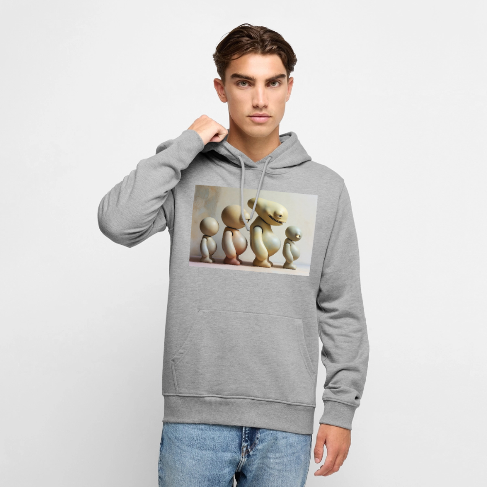 So wachsen wir also | Männer Premium Hoodie - Grau meliert