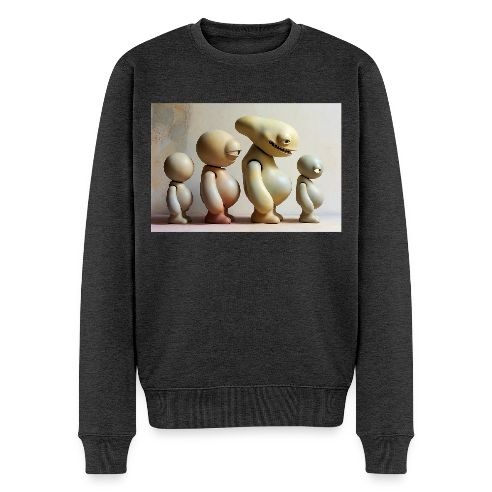 So wachsen wir also |  Männer Premium Pullover - Anthrazit meliert