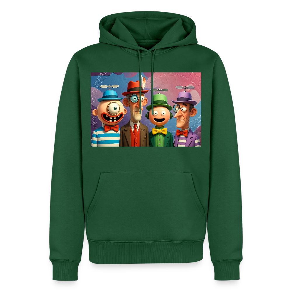 Gedankenkreise auf Hochtouren | Männer Premium Hoodie - Flaschengrün