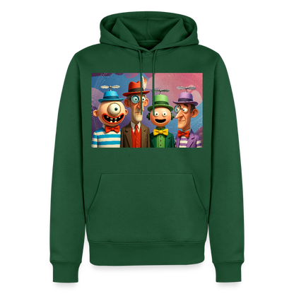 Gedankenkreise auf Hochtouren | Männer Premium Hoodie - Flaschengrün