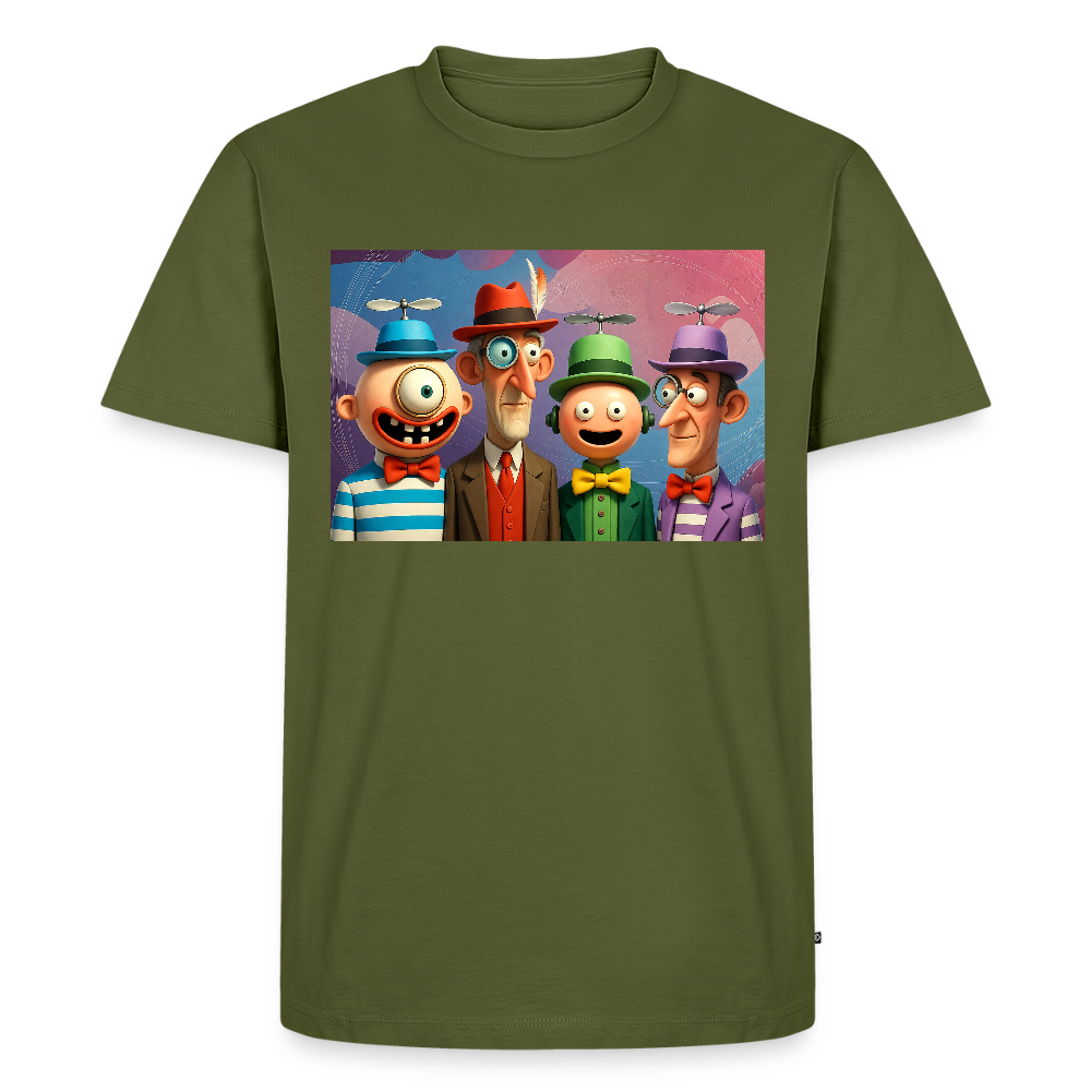 Gedankenkreise auf Hochtouren | Männer Premium T-Shirt - Khaki