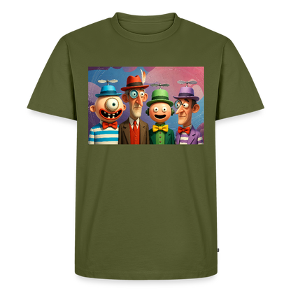 Gedankenkreise auf Hochtouren | Männer Premium T-Shirt - Khaki