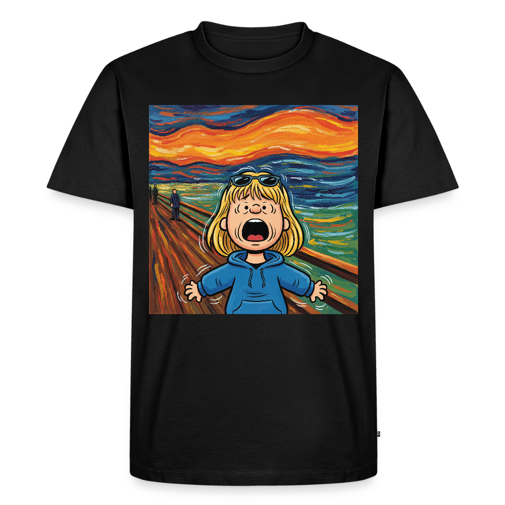 Der Schrei… manchmal bist du es selbst | Männer Premium T-Shirt - Schwarz