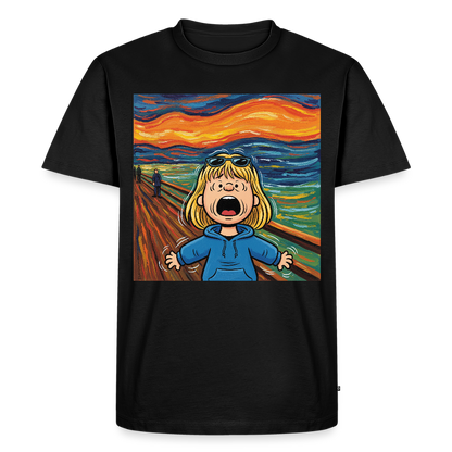 Der Schrei… manchmal bist du es selbst | Männer Premium T-Shirt - Schwarz