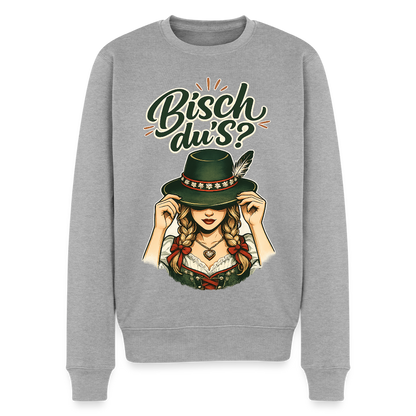 Bisch du’s? – Der Blick sagt alles |  Männer Premium Pullover - Grau meliert