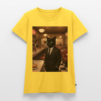 Krümel – Royale mit Pfote | Frauen Premium T-Shirt - Gelb