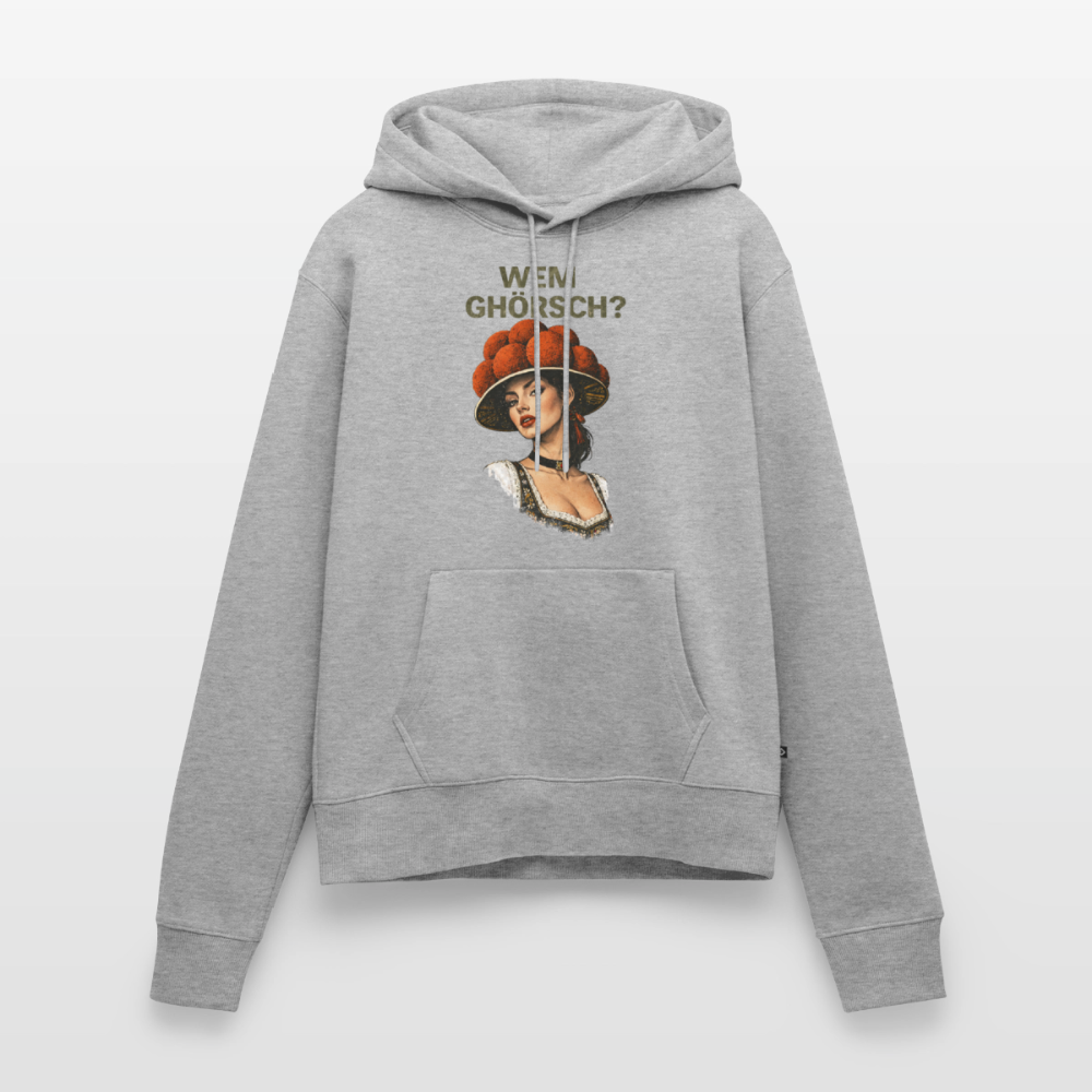Wem ghörsch? – Schwarzwald Edition | Frauen Premium Hoodie - Grau meliert