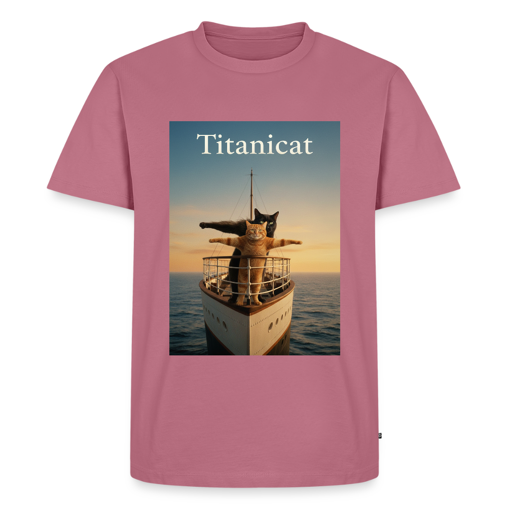 Titanicat – Ich bin der König der Kratzbäume | Männer Premium T-Shirt - Mauve