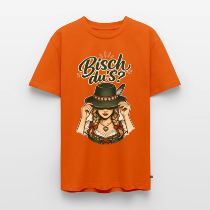 Bisch du’s? – Der Blick sagt alles | Männer Premium T-Shirt - Orange 