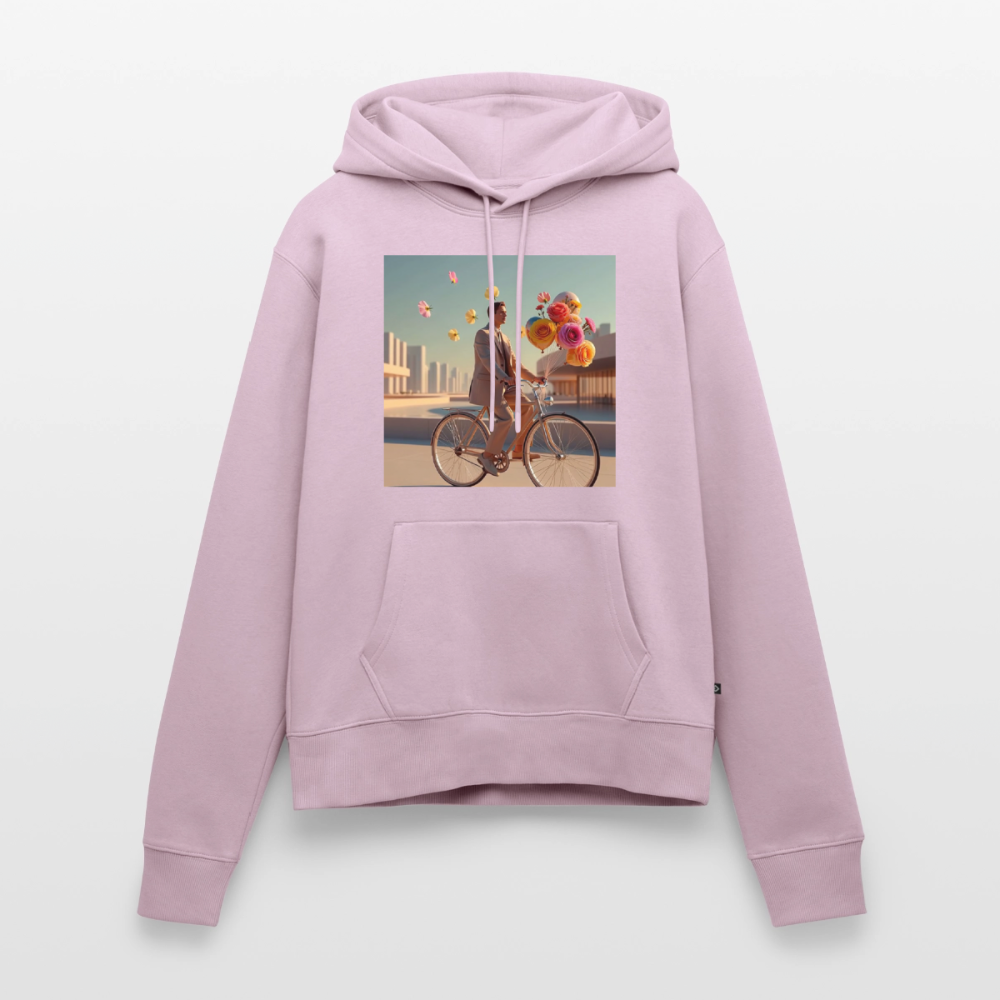 Fahrt ins Ungewisse (mit Blumen) | Frauen Premium Hoodie - Altrosa