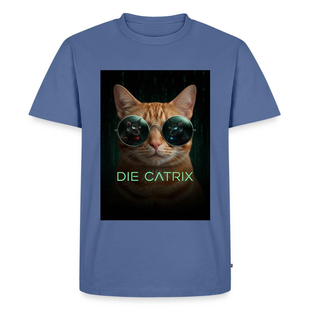 Die Catrix – Krümel erwacht | Männer Premium T-Shirt - Taubenblau