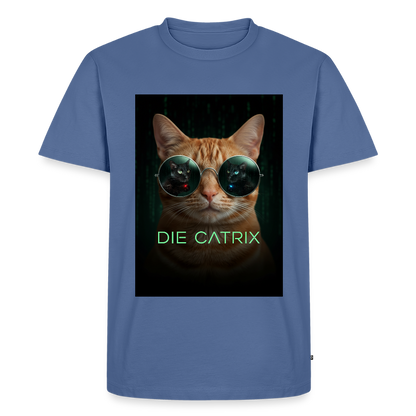 Die Catrix – Krümel erwacht | Männer Premium T-Shirt - Taubenblau