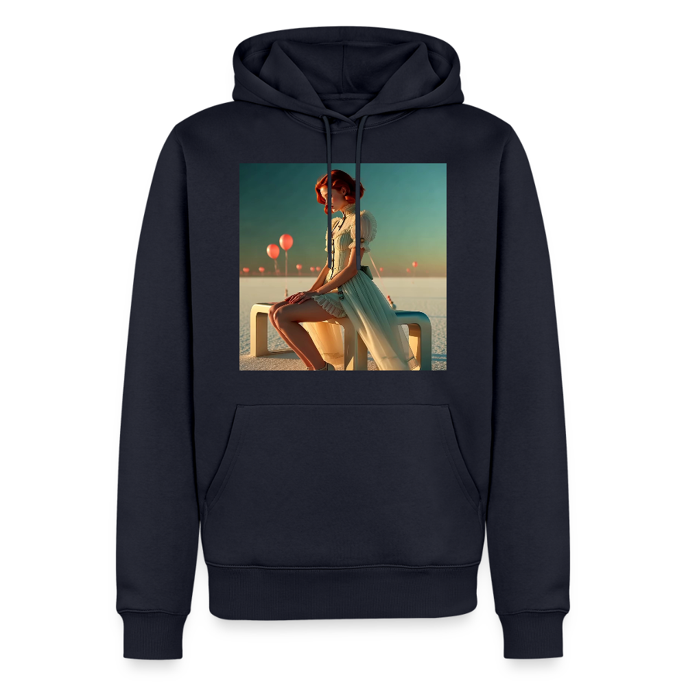 Leise Gedanken bei lauter Farben | Männer Premium Hoodie - Navy